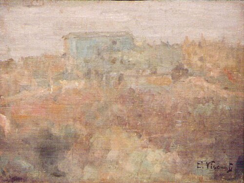 Alto do Morro de Santo Antônio, 1925, Eliseu Visconti