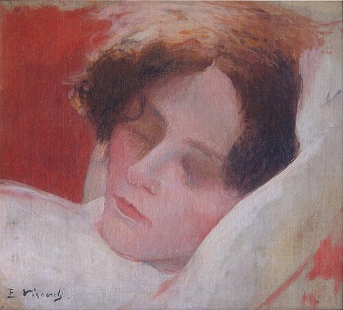 Cabeça - Estudo para “Fatigada”, 1897, Eliseu Visconti