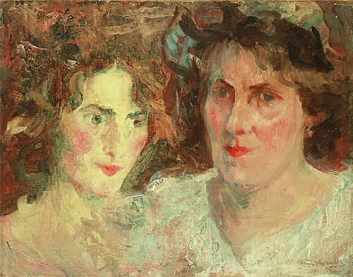 Yvonne e Louise, 1930, Eliseu Visconti