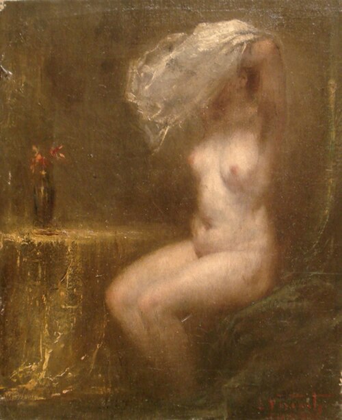 A modelo, 1895, Eliseu Visconti