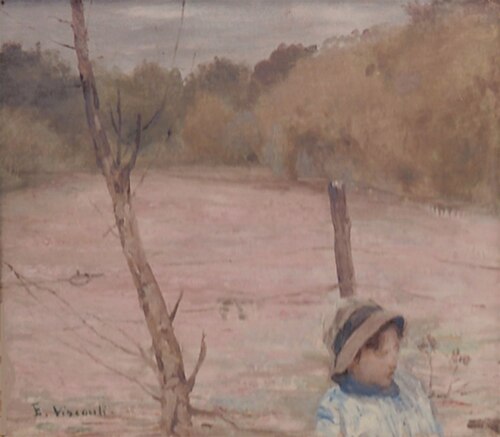 Meu filho Tobias no campo, 1914, Eliseu Visconti