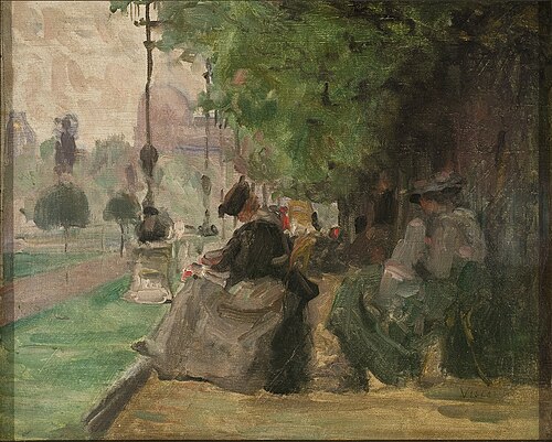 Paisagem de Luxemburgo, 1905, Eliseu Visconti