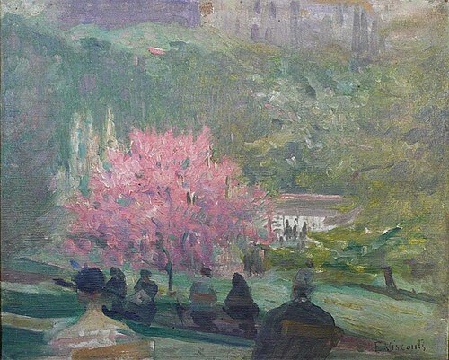 Parque Montsouris, 1895, Eliseu Visconti