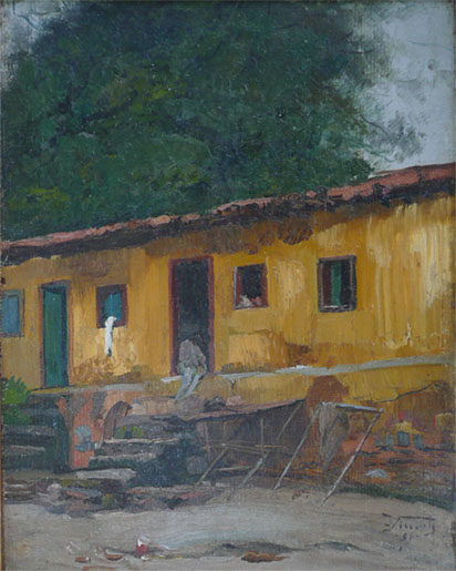 Uma casa brasileira, 1890, Eliseu Visconti