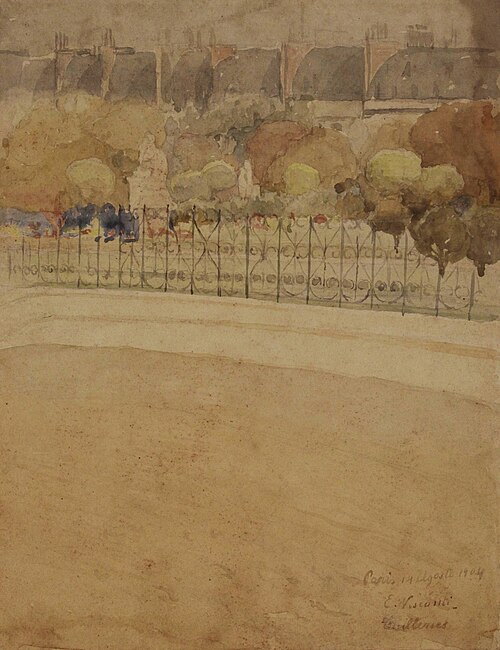 Jardin des Tuileries, 1904, Eliseu Visconti
