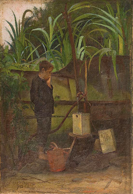 Menino com lata d’água, 1890, Eliseu Visconti