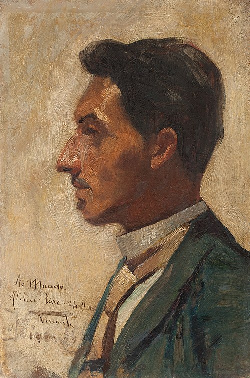 Retrato de Macedo, 1890, Eliseu Visconti