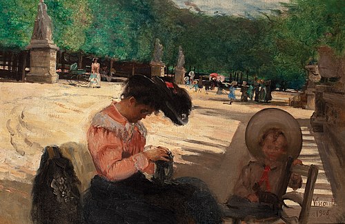 Tricoteuse, 1905, Eliseu Visconti