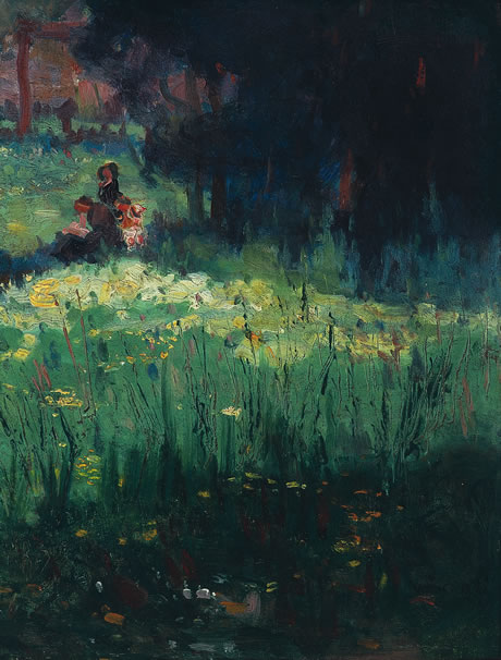 Figuras em campo florido, 1905, Eliseu Visconti