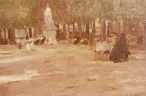 No Jardim de Luxemburgo, 1905, Eliseu Visconti