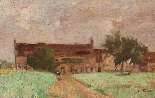 Paisagem européia, 1917, Eliseu Visconti