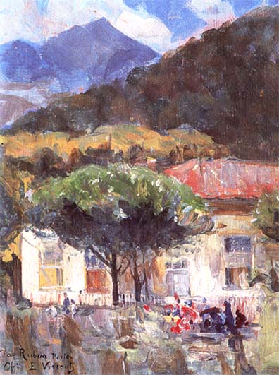 Domingo no Solar de Teresópolis, 1936, Eliseu Visconti