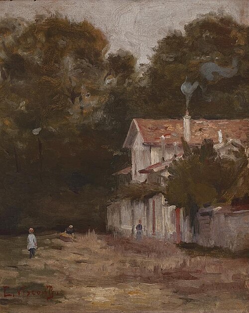 A casa dos Palombe, 1915, Eliseu Visconti