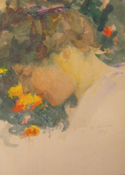 Perfil de Louise, 1907, Eliseu Visconti