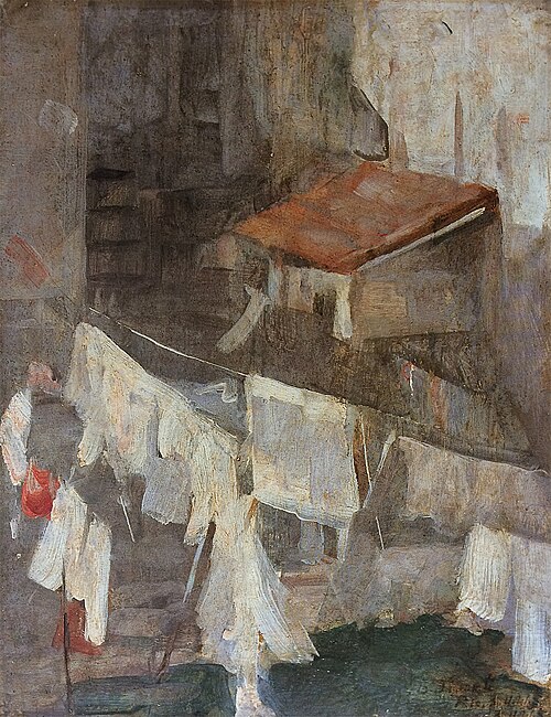 Roupas na Corda, 1941, Eliseu Visconti