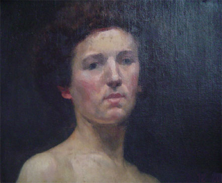 Rosto de mulher, 1891, Eliseu Visconti