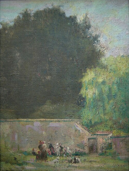 Muro de quintal, 1916, Eliseu Visconti