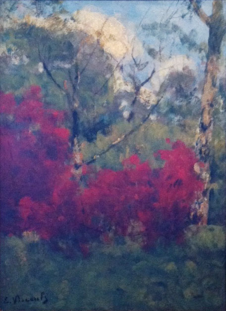 Paisagem com arbustos, 1943, Eliseu Visconti
