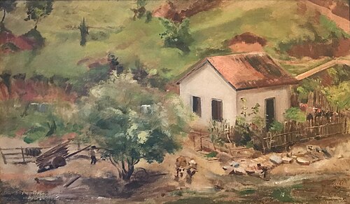 Paisagem de São José d’Além Paraíba, 1888, Eliseu Visconti