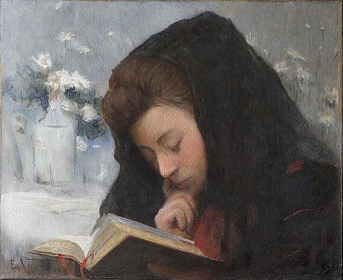 A leitura, 1893, Eliseu Visconti