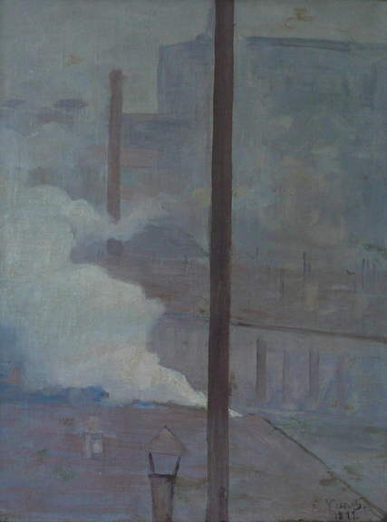 Telhados de Paris, 1899, Eliseu Visconti