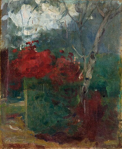 Canto do meu jardim, 1943, Eliseu Visconti