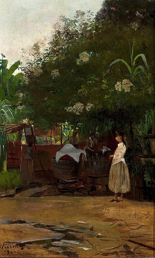 Paisagem com figura, 1890, Eliseu Visconti