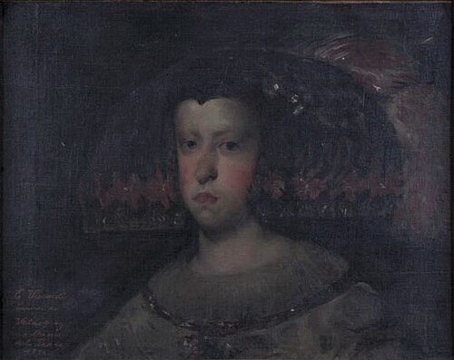 Mariana D’Áustria - Cópia de Velásquez, 1896, Eliseu Visconti