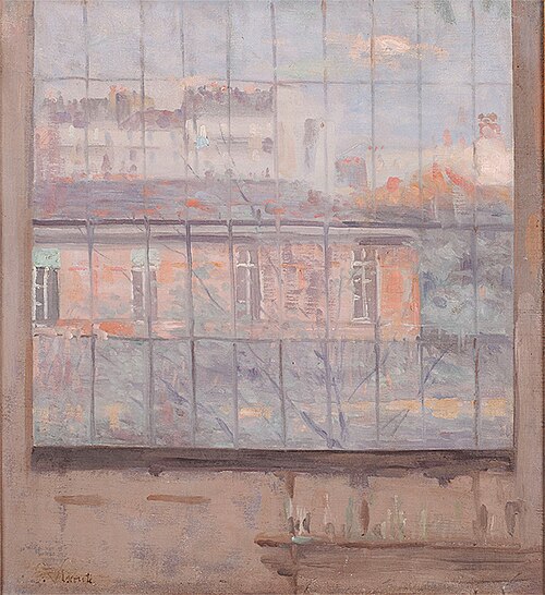 Paisagem vista do Atelier, 1915, Eliseu Visconti