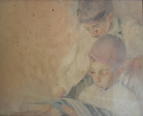 Meus sobrinhos Ângelo e Eliseu Scarpa, 1904, Eliseu Visconti