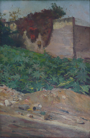 Recanto com mamoneiras, 1890, Eliseu Visconti