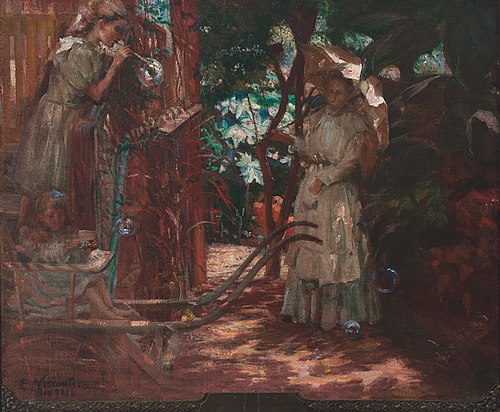 Bolhas de Sabão, 1911, Eliseu Visconti