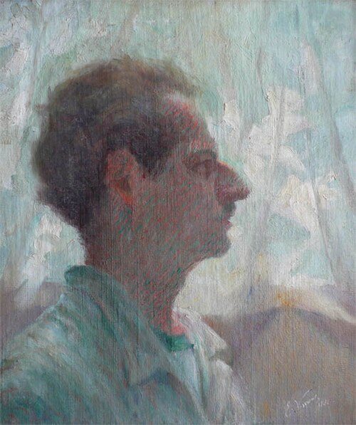 Perfil de homem, 1922, Eliseu Visconti