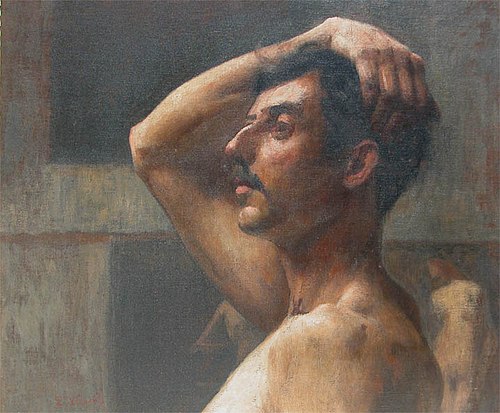 Busto masculino, 1898, Eliseu Visconti