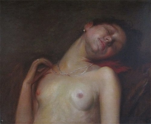 Adormecida - Estudo para “Nu deitado”, 1896, Eliseu Visconti
