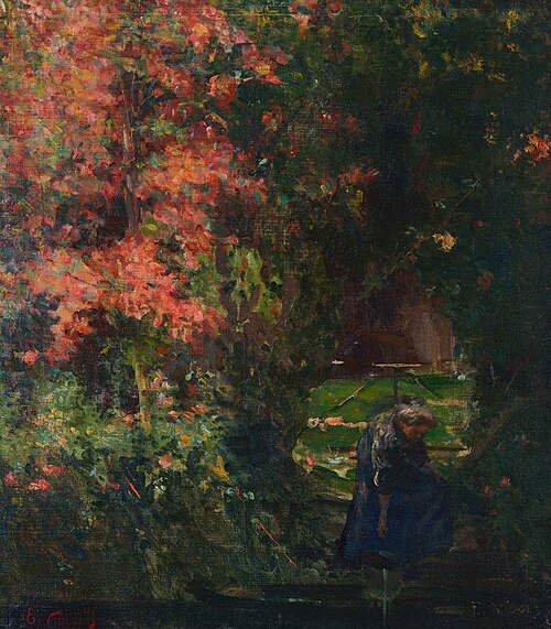 Jardim da família, 1918, Eliseu Visconti