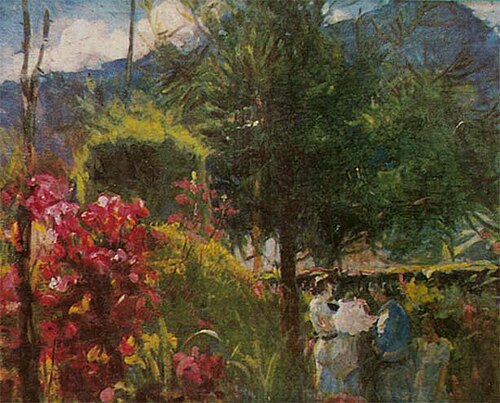 No Jardim, 1942, Eliseu Visconti