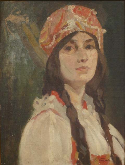Retrato de moça, 1895, Eliseu Visconti