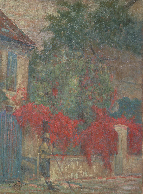 Tobias no jardim de Saint Hubert, 1918, Eliseu Visconti