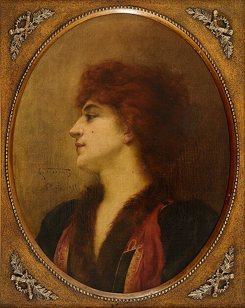 Retrato feminino, 1894, Eliseu Visconti