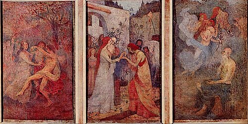Três fases da vida - Tríptico, 1899, Eliseu Visconti