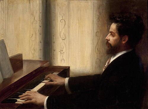 Retrato do Maestro Alberto Nepomuceno, 1895, Eliseu Visconti