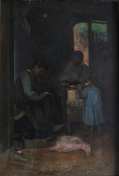 O aprendiz de sapateiro, 1890, Eliseu Visconti