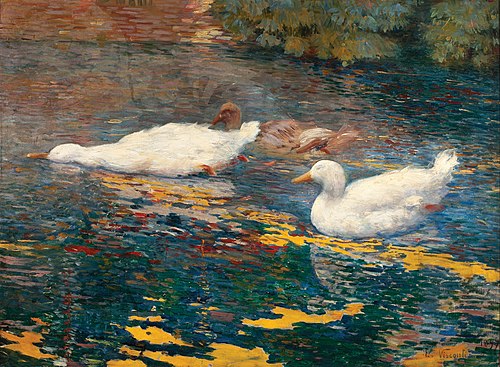 Patinhos no lago, 1897, Eliseu Visconti