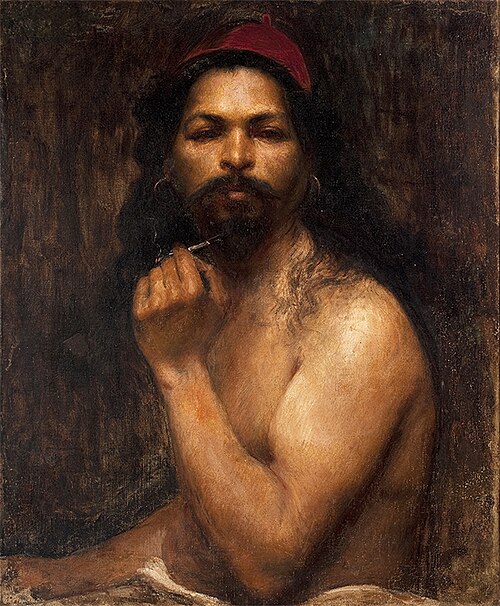 Homem com gorro vermelho, 1894, Eliseu Visconti