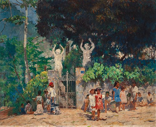 A caminho da escola, 1928, Eliseu Visconti