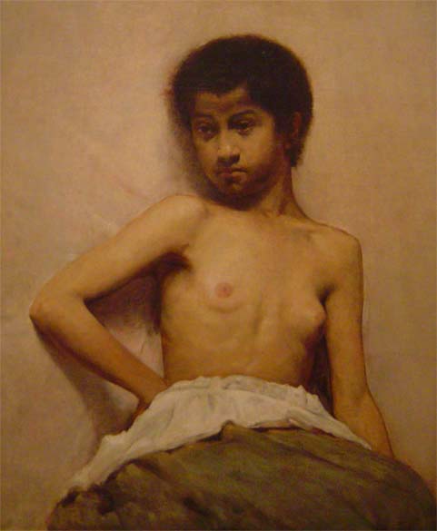 Torso de menina, 1892, Eliseu Visconti