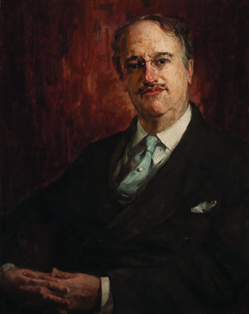 Retrato de Luiz Edmundo, 1937, Eliseu Visconti
