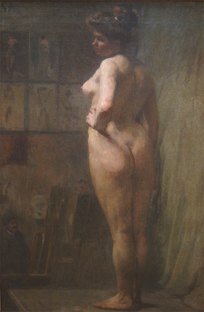 Modelo em pose, 1898, Eliseu Visconti