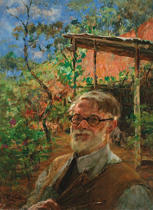 Autorretrato ao ar livre 1943, 1943, Eliseu Visconti